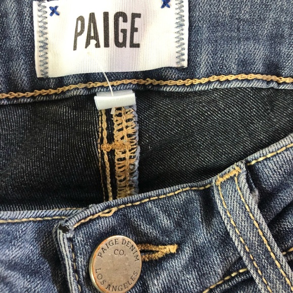 PAIGE Verdugo Ankle Skinny Washed Blue Jean Size 27 - Picture 8 of 9